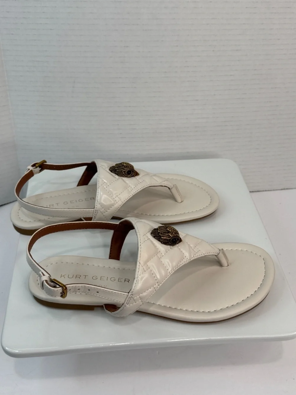 Kurt Geiger London Kensington Sparkle Sandals -NEW Ladies EU 37
